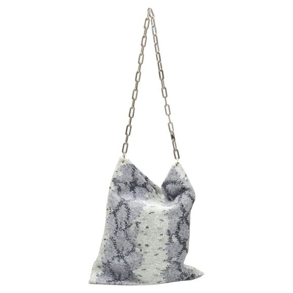 Gucci Tom Ford scaled leather embellished silver chain bag - Picture 5 of 6